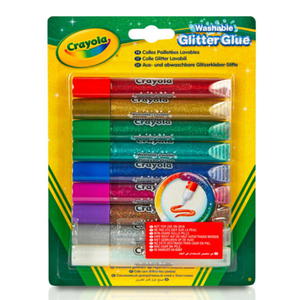 Klej brokatowy 9 kolorw Crayola - 2875615716