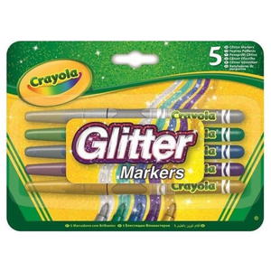 Markery brokatowe 5 kolorw - Crayola - 2859549854