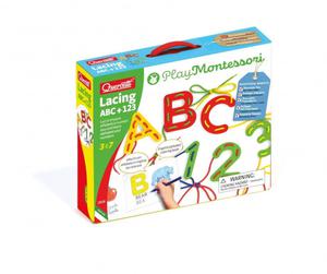 Montessori Play Przeplatanka ABC+123 cyferki i literki - 2859550548