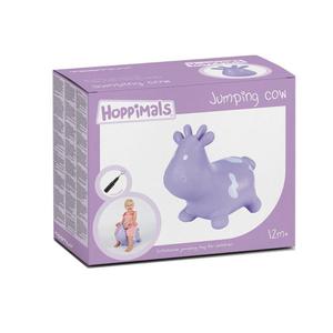 Zabawka do skakania Skoczek Krwka fioletowa - Hoppimals - 2873299504