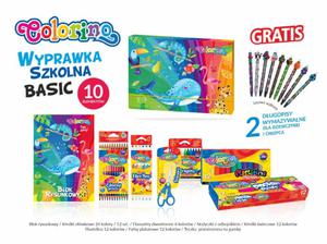 Wyprawka szkolna BASIC 10 elementw Colorino Kids - 2869751021