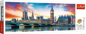 Trefl Puzzle 500el Panorama Big Ben i Paac Westminsterski Londyn - 2878466754
