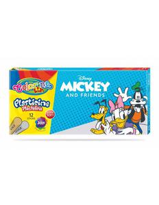 Plastelina 12 kolorw Colorino Kids Myszka Mickey - 2862847572