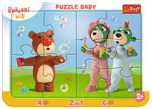 Puzzle Ramkowe Baby Zabawne Bobaski. Bobaski i Mi 80026 TREFL p15 - 2865553123