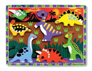 Melissa & Doug Puzzle drewniane Dinozaury - 2871881656