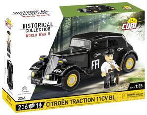 Klocki COBI 2266 Historical Collection WWII Citroen Traction 11CV BL - 2877547717