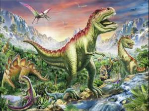Malowanie po numerach Dinozaur T-Rex 40x50cm 6179 - 2871590420
