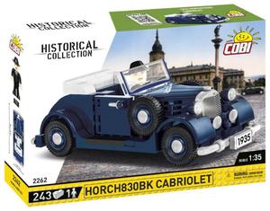 Klocki COBI 2262 Historical Collection WWII samochd 1639 Cabriolet HORCH830Bk - 2869262792