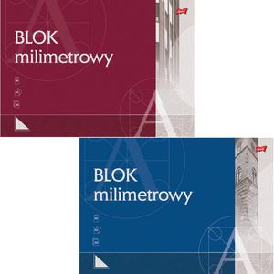 Blok milimetrowy A3 20k MAJEWSKI p10 mix cena za 1 szt - 2869942219