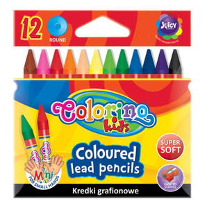 Kredki grafionowe 12 kolorw - Colorino Kids - 2869943005