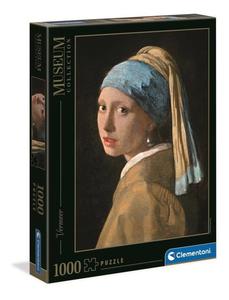 Clementoni Puzzle 1000el Museum Vermeer: Dziewczyna z per. Girl with a pearl earring 39614 - 2878003121
