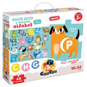 Czu Czu Due puzzle z dziurk Alfabet - 2878211681