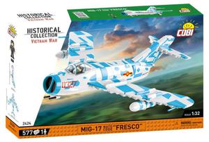 COBI 2424 Historical Collection Vietnam War Wojna w Wietnamie MiG-17 NATO Code "Fresco" 577 klockw - 2870484336