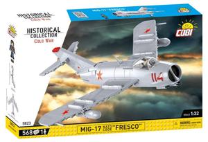 COBI 5823 Historical Collection Cold War Zimna Wojna Samolot myliwski MiG-17 NATO Code "Fresco" 568 klockw - 2870484337