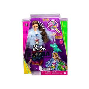 Barbie Lalka EXTRA MODA + akcesoria 9 GYJ78 GRN27 MATTEL - 2876875304