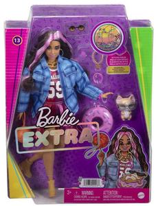 Barbie Lalka EXTRA MODA + akcesoria 13 HDJ46 GRN27 MATTEL - 2876875308