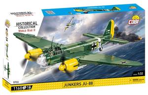 COBI 5733 Historical Collection WWII Samolot Junkers JU-88 1160 klockw - 2873299711