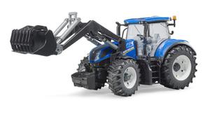 Traktor New Holland T7.315 z adowark Bruder 03121 - 2873704255