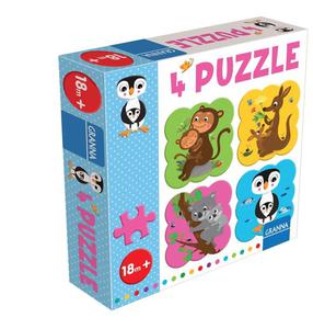 Gra puzzle ZWIERZTA 00405 GRANNA - 2875498934