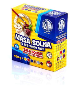 Masa solna 0,45kg z zestawem farb - Astra - 2878107735