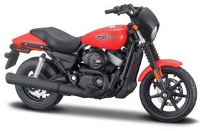 MAISTO 39360-38 Motocykl Harley-Davidson Street 750 2015 czerwony 1:18 - 2874240838