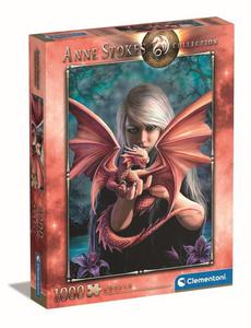 Clementoni Puzzle 1000el Anne Stokes Collection Smocze dziecko 39640 p.6 - 2877799437