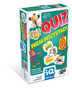 IQ Quiz Gra rodzinna Wiem wszystko! GRANNA 00151 - 2874413151