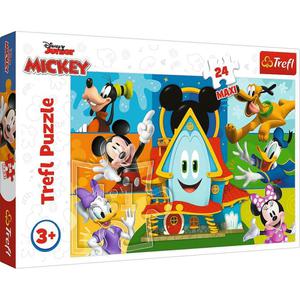 Puzzle 24el Maxi Myszka Mickey i przyjaciele 14351 Trefl - 2874719860