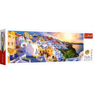 Puzzle 1000el Panorama Zachd soca na Santorini, Grecja 29054 Trefl - 2878354975