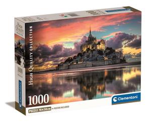 Clementoni Puzzle 1000el Le Magnifique Mont Saint-Michel 39769 p6 - 2877799495