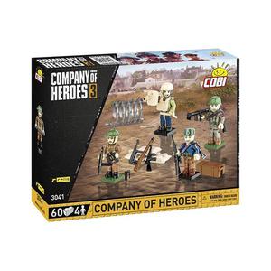 COBI 3041 Company of Heroes 3. Figurki 4 onierzy z akcesoriami 60 klockw - 2877547946