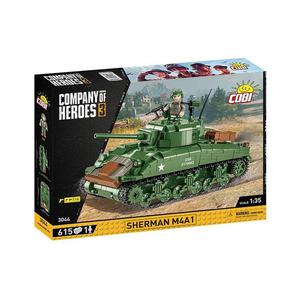 COBI 3044 Company of Heroes 3. Amerykaski czog redni Sherman M4A1 615 klockw - 2877547948