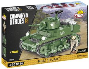 COBI 3048 Company of Heroes 3. M3 A1 STUART 490 klocki - 2877547951