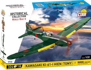 COBI 5740 Historical Collection WWII Samolot myliwski Kawasaki KI-61-I Hein (Tony) 324 klocki - 2876693252