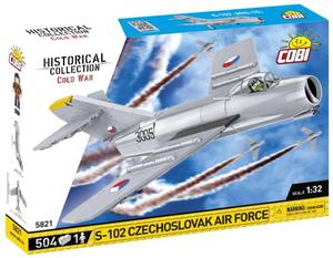 COBI 5821 Historical Collection Cold War Zimna Wojna Samolot myliwski S-102 Czechoslovak Air Force 504 klocki - 2877799544