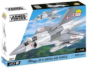 COBI 5827 Armed Forces Francuski samolot myliwski Mirage IIIC Swiss 453 klocki - 2877799546