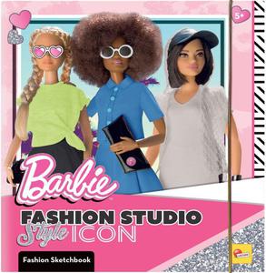 Szkicownik Barbie Fashion Studio Style Icon 12839 + 8 pisakw, arkusz ze wzorami, naklejki - 2877547961