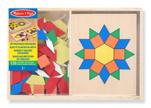 Melissa & Doug - Drewniana ukadanka geometryczna - 2875499040