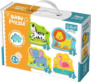 Trefl Puzzle Baby classic Zwierztka na safari - 2878663479