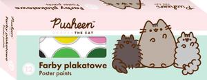 Farby plakatowe 12 kolorw 20 ml PUSHEEN - 2877799583