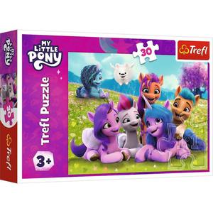 Puzzle 30el Przyjacielskie Koniki Pony. My Little Pony Hasbro 18299 - 2878467192