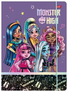 Teczka z gumk A4 MONSTER HIGH p10 cena za 1szt - 2875754126