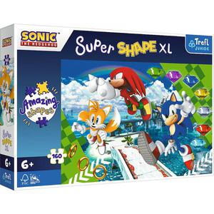Puzzle 160el XL Super Shape Wesoy Sonic / SEGA Sonic The Hedgehog 50038 Trefl - 2878663512