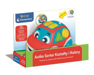 Clementoni Baby Autko Sorter Ksztaty i Kolory 50808 - 2876584072