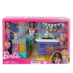 Barbie Dzie nad morzem Zestaw 2 lalki HNK99 p3 MATTEL - 2876178339