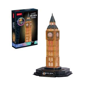 Puzzle 3D LED Big Ben 32el wersja nocna L537H Cubic Fun - 2878355048