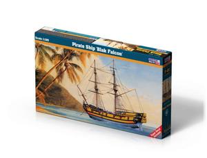 Model statku do sklejania Pirate Ship "Blak Falcon" 1:120 F-61 - 2876584105