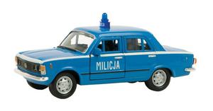 WELLY Auto model 1:34 Fiat 125P MILICJA - 2878355213