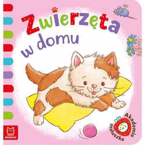 Ksieczka Zwierzta w domu. Akademia maluszka - 2878901196