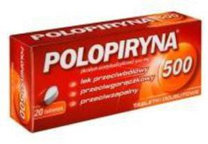 Polopiryna 500 mg 20 tabletek dojelitowych - 2833547293